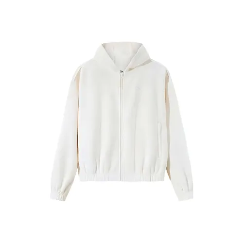 ANTA Sports Life Collection Куртки и Пальто Женские Ванильный Экрю