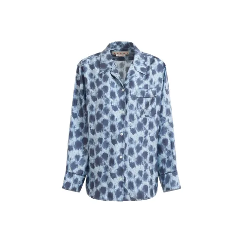 MARNI Светло-синие Женские Рубашки