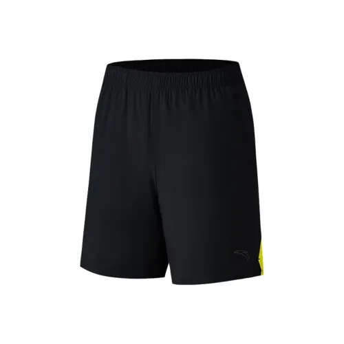 Anta RUNNING Collection Основной черный/Legend зеленый Мужские повседневные шорты