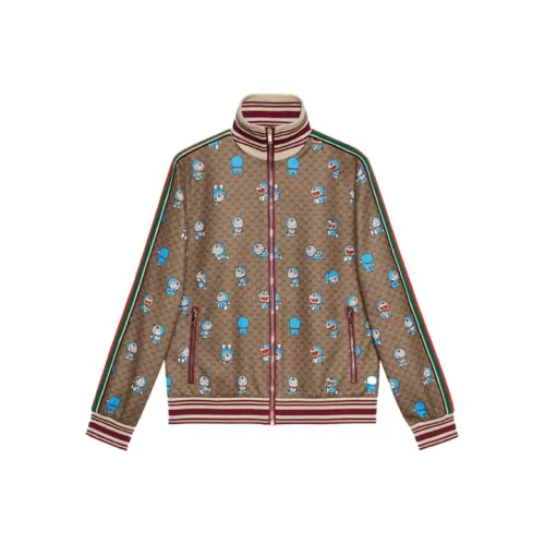 GUCCI Дораэмон Дораэмон X Робот Кошка Co Бренд FW20 Куртка Женские Бежевый