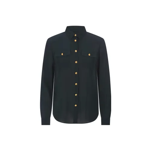 BALMAIN Зеленые Женские Рубашки