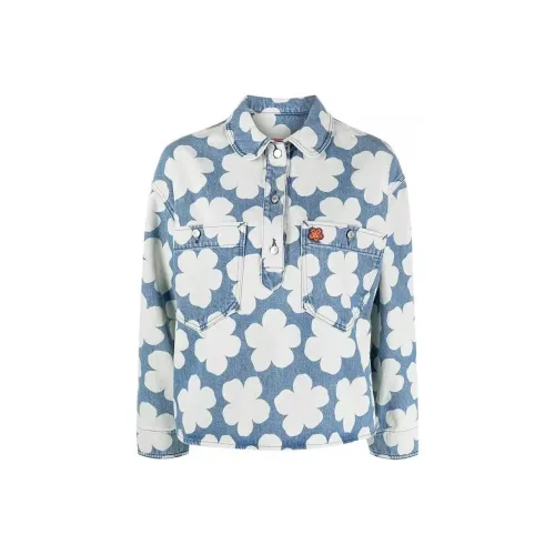 KENZO Синие Женские Рубашки