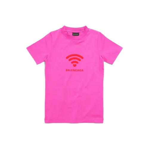 Balenciaga T-Shirt Regular Fit Women's Pink