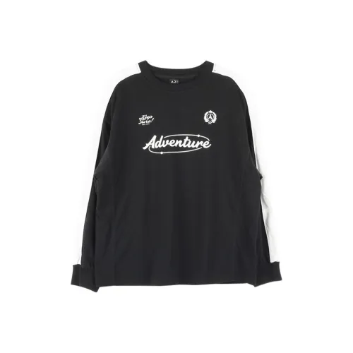 A21 Черные Женские T-рубашки