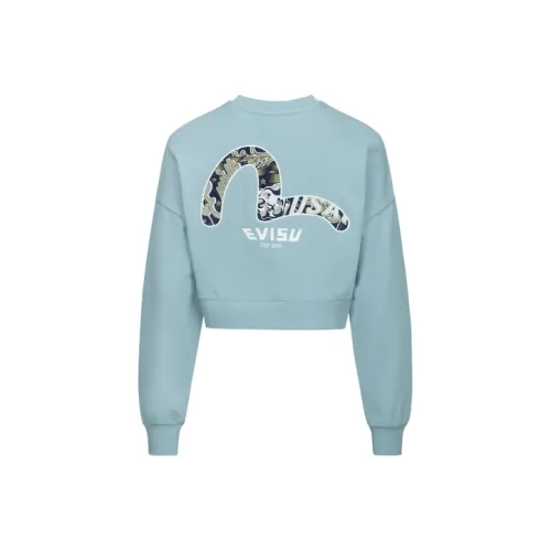 EVISU Свитшот Женский Розовый Синий