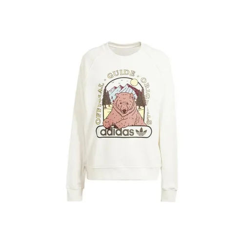 Adidas Originals Clover Series Outfit Свитшот Женская Белый