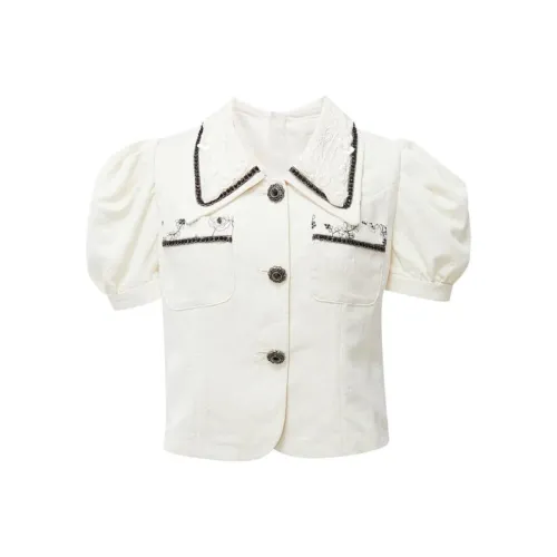 LULUALWAYS Короткий рукав женская рубашка