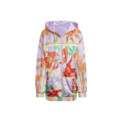 Adidas X Farm Rio Куртки и Пальто Женские Фиолетовые
