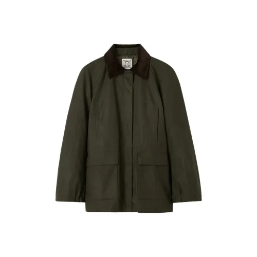 TOTEME Куртки Пальто Женские Темный Лесной Зеленый