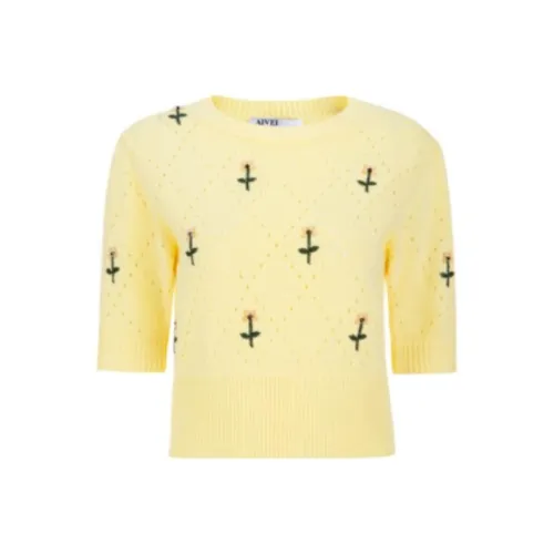 AIVEI Трикотаж Женский Жасминовый Желтый