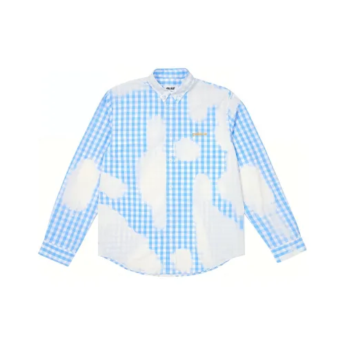 PALACE SS24 Отбеленный OUT Рубашка Унисекс Синий