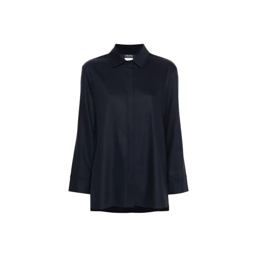 'S MAX MARA' Рубашка Женская Морской Синий