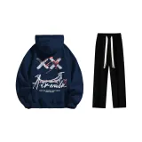 Set (Dark Blue Standard Edition + Black Casual Pants)  
Комплект (Темно-синий Стандартный Выпуск + Черные Повседневные Штаны)