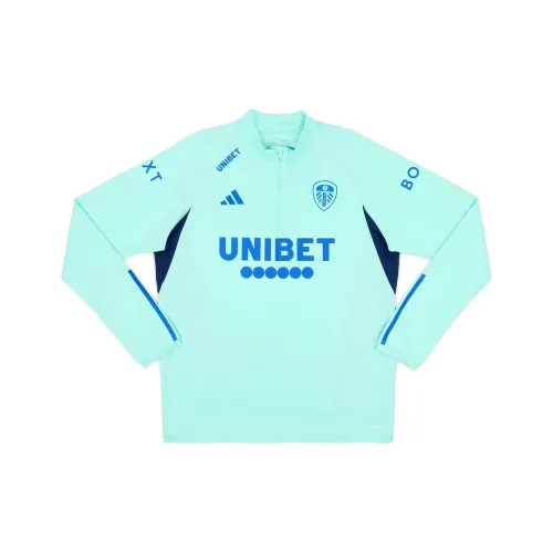 Adidas 2023 24 Leeds United Игрок Issue Футбол Джерси Унисекс Бирюзовый