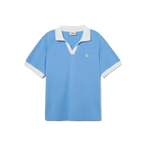 MLB Los Angeles Dodgers Поло Женское Небесно-Синий