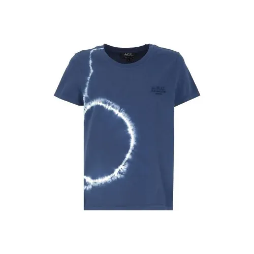 A.P.C Темно-синий Женские Поло