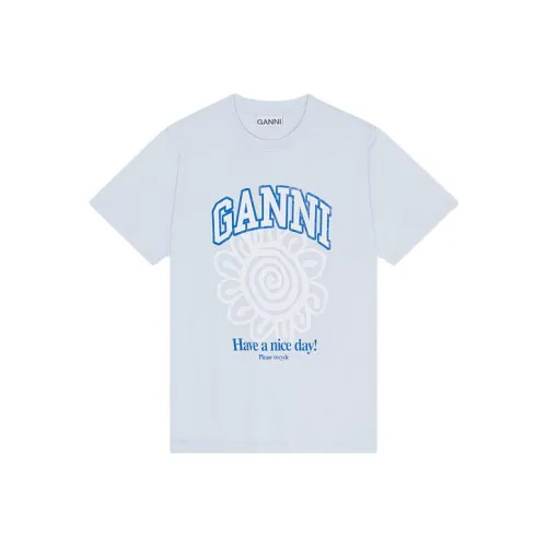 GANNI ICE Вода Женские Рубашки T