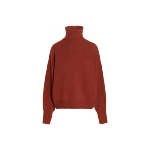 ISABEL MARANT Красно-коричневый Женские кашемировые свитеры