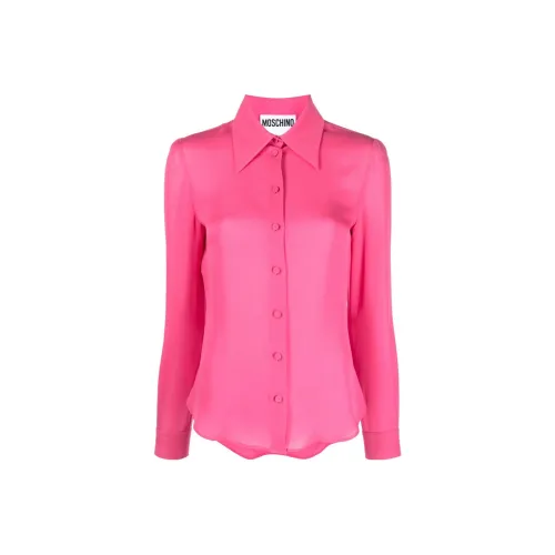 MOSCHINO Розово-красные Женские Рубашки