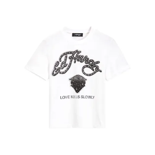 Ed Hardy Белые Женские Футболки