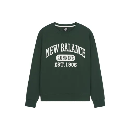 New Balance Толстовка Женская Армейский Зеленый