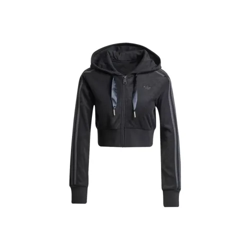Adidas Originals Куртки и Пальто Женские Углерод Черный