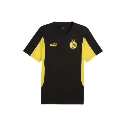 PUMA Borussia Dortmund FTBLARCHIVE Футбол Джерси Мужской Желтый Черный