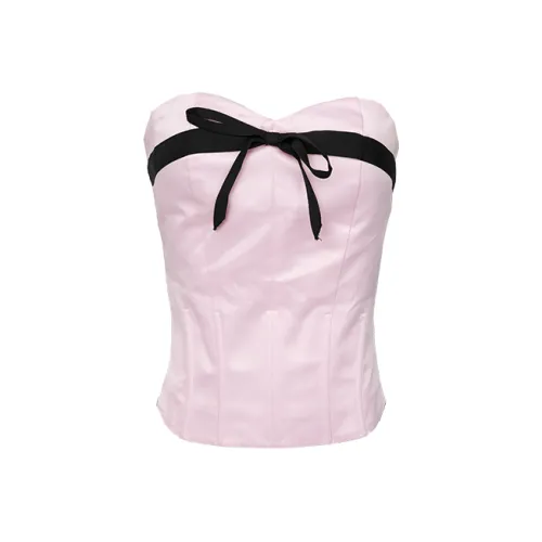 IS SASAINC Розовый Женские Топы без бретелек