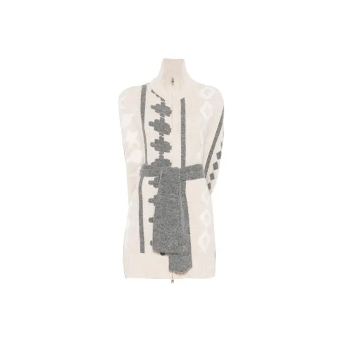 Lorena Antoniazzi FW24 Трикотаж Женский Светлый Бежевый