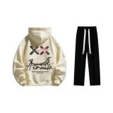 Set (Apricot Standard Edition + Black Casual Pants)  
Комплект (Абрикос Стандартное Издание + Черные Повседневные Штаны)