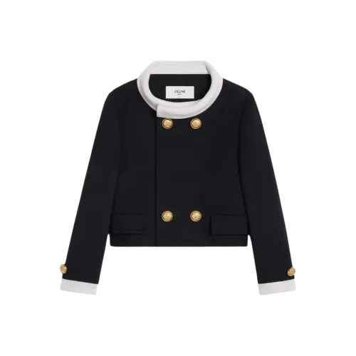 CELINE FW24 Куртки и Пальто Женские Черный