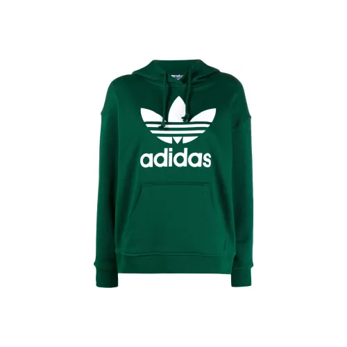 Adidas Темно-зеленый Женские Свитшоты