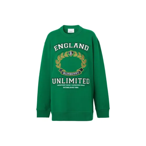 Burberry SS23 Толстовка Женская Зеленая