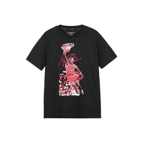 Jordan Черные Женские T-рубашки