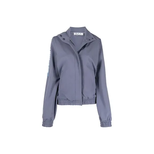 Off Белый FW21 Синий-фиолетовый Женские Куртки