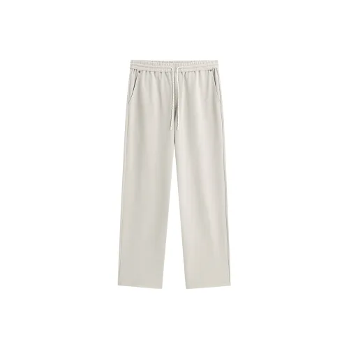 PEACEBIRD MEN Повседневные брюки Мужские Светло-серые 1