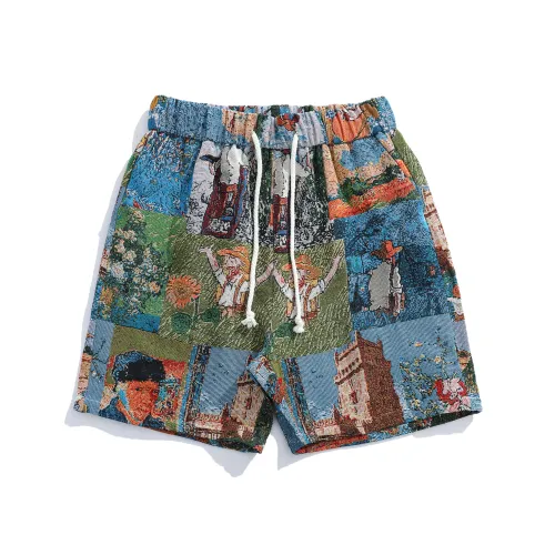 Yuerlian Fashion Casual Шорты Унисекс Tahitian Синий Тон