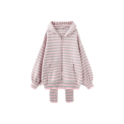 A11·N22 Свитшот Женский Розовый Серый