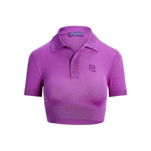 Ralph Lauren Collection SS23 Поло Женское Фиолетовое