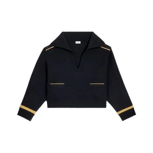 CELINE Морской синий Женская трикотажная одежда