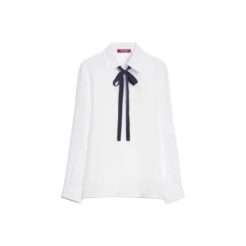 MaxMara Studio Рубашка Женская Белая