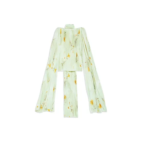 BALENCIAGA Зеленые Женские Рубашки