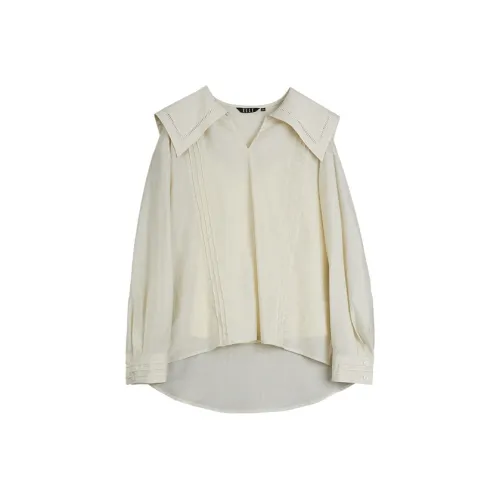 ELLE Рубашка Женская Светло-Желтая