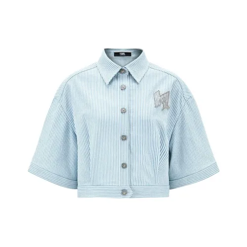 Karl Lagerfeld Рубашка Женская Синяя