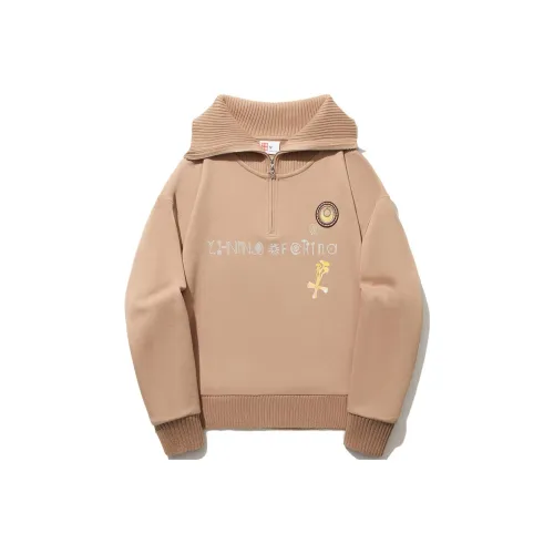 LINING Шоколад Умбра Женские Толстовки