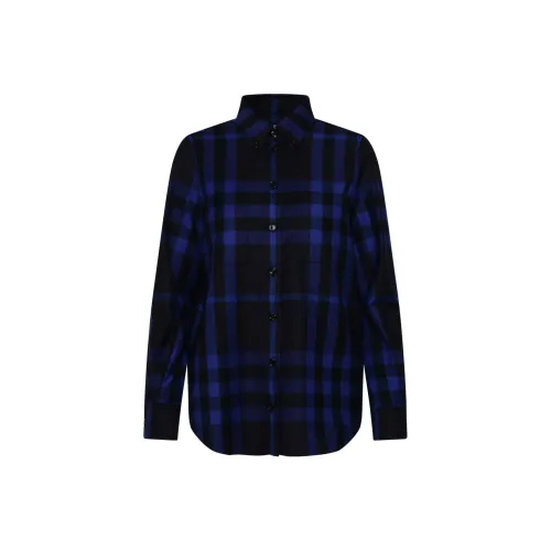 Burberry FW22 Рубашка Женская Синяя