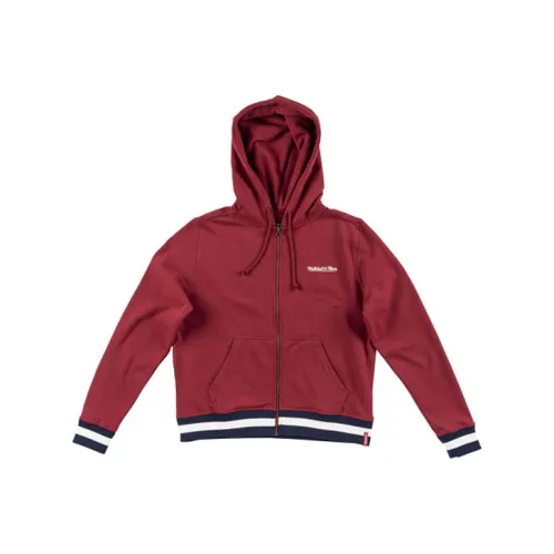 Mitchell Ness Женские Куртки Красного Цвета