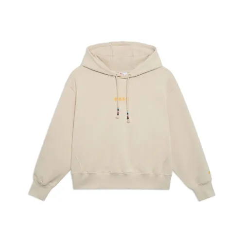 LINING Толстовка Женская Светлая Молочно-Коричневая