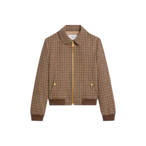 CELINE SS25 Куртки и Пальто Женские Хаки