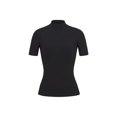 Skims Черные Женские Футболки